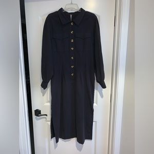 Free People Black Maxi Dress